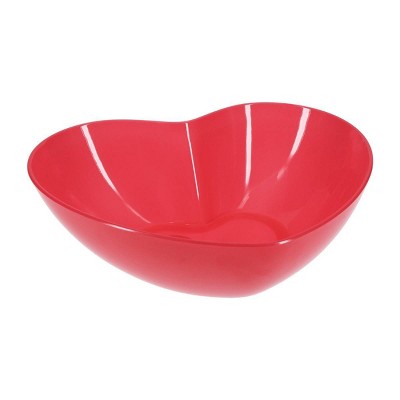 Large Plastic Valentine's Day Heart Bowl Red - Spritz™