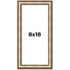 PosterPalooza | Panoramic Refined Silver Picture Frame - UV Acrylic, Foam Board Backing, Hanging Hardware - 2 of 4