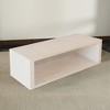 Royal Hampton Minimalist Open Frame in Rustic Mango Wood Coffee Table, 58 Inch - 3 of 4