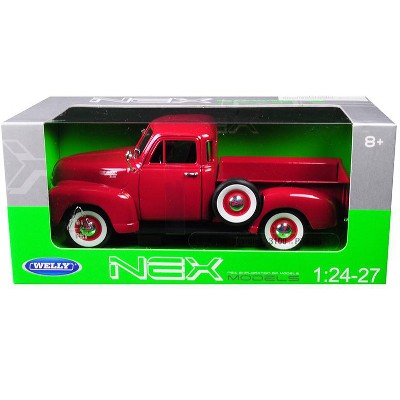 red diecast truck