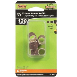 Gator 0.5 in. D X 1/2 in. L Aluminum Oxide Abrasive Sleeve Refill 120 Grit Fine 6 pc - 1 of 1