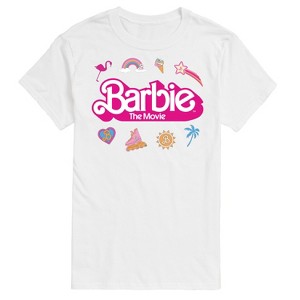 Men's - Barbie - Movie Logo Icons Short Sleeve Graphic T-Shirt - 1 of 4