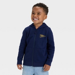 Toddler Boys' Fleece Zip-Up Hoodie Sweatshirt - Cat & Jack™ - 1 of 4