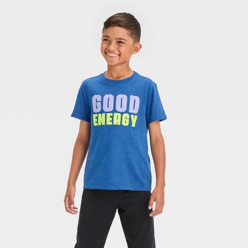 Boys' Short Sleeve 'good Energy' Graphic T-shirt - Cat & Jack