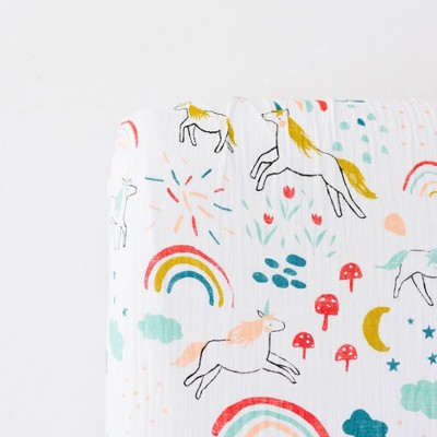 Clementine Kids Unicorn Land Crib Sheet