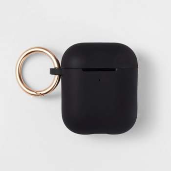 Apple Airpods Pro Silicone Case With Clip - Heyday™ Black : Target