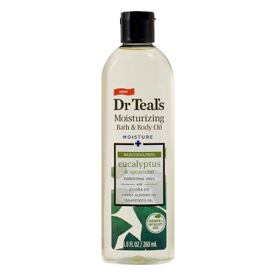 Dr Teal's Eucalyptus & Spearmint Moisturizing Bath & Body Oil - 8.8 fl oz