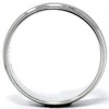 Pompeii3 Mens 950 Platinum Brushed Comfort Fit Wedding Ring Band - 3 of 4