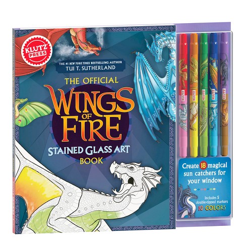 Klutzpress Wings of Fire Stained Glass Art - (Hardcover) - image 1 of 1