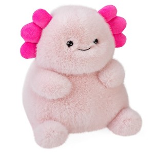 Wild Republic Tummykins Axolotl, Stuffed Animal, 8 inch, Plush Toy