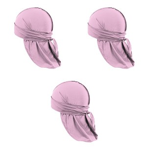 3 Pack Durags Smooth and Comfortable Headwraps for Daily Use - 1 of 4