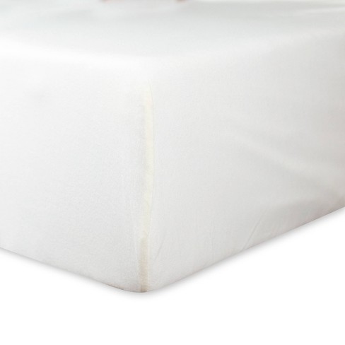 Honest Baby Organic Cotton Fitted Crib Sheet - Sugar Swizzle : Target