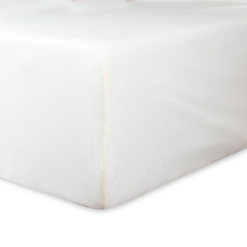 Honest Baby Organic Cotton Fitted Crib Sheet, 1 of 5