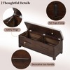 NicBex Modern Shoe Ottoman Bench with Hidden Storage and Removable Washable Cushion, Multi-Functional Hallway Organizer for Living Room - 2 of 4