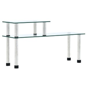vidaXL Kitchen Shelf Transparent 17.7 in.x6.3 in.x10.2 in. Tempered Glass - 1 of 4