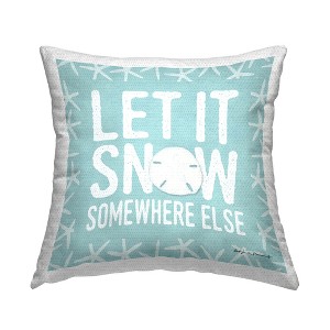 Stupell Industries Let It Snow Somewhere Else Phrase Nautical Winter - 1 of 3