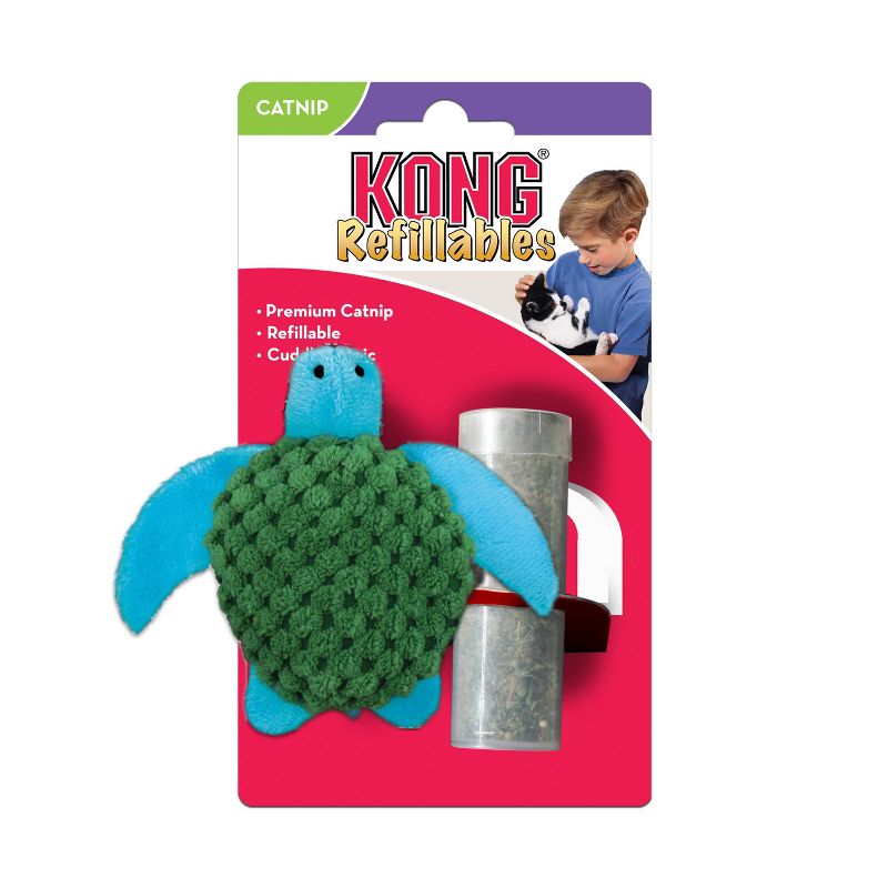 KONG Refillables Turtle Cat Toy, 3 of 5