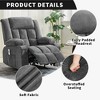 Large Recliner Chair with Massage & Heat, Comfy Sofa Chair with 3 Positions, Side & Front Pockets, 2 Cup Holders, for Living Room, Bedroom - 2 of 4