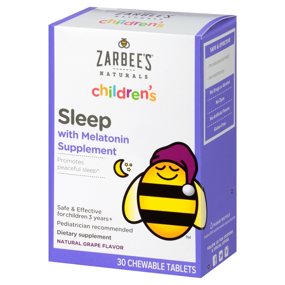 UPC 898115002503 Zarbee's Naturals Children's Sleep Chewable Tablet
