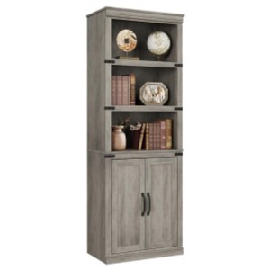PB+MDF Retro 2-Door Bookcase - 1 of 1