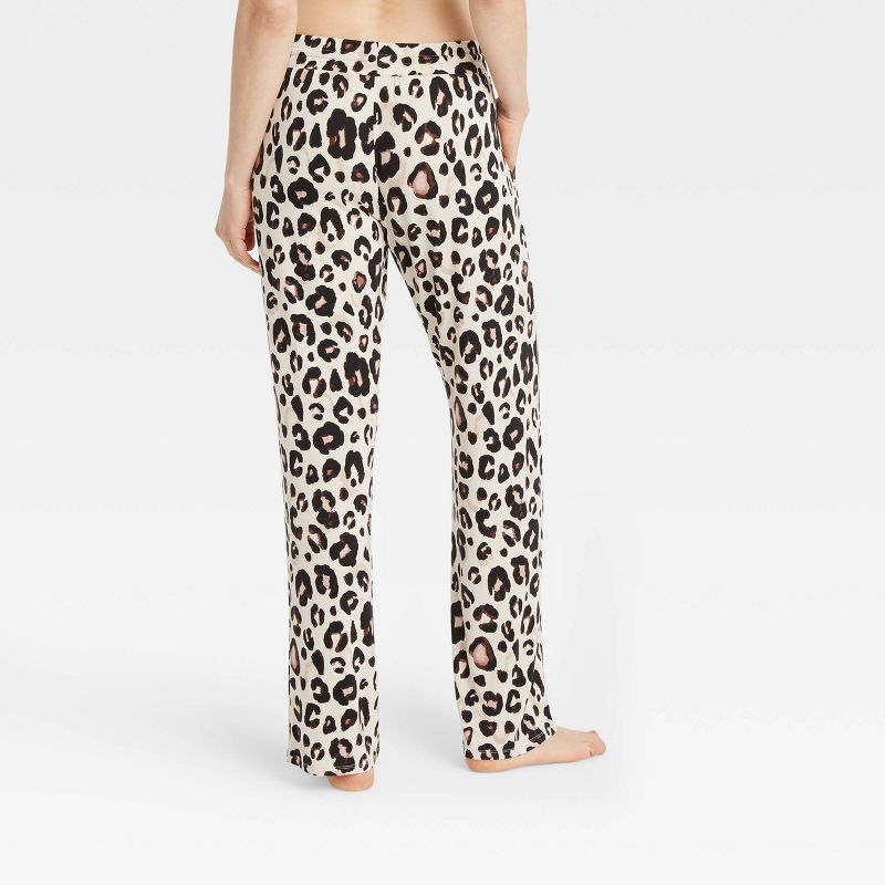 Women's Animal Print Beautifully Soft Pajama Pants - Stars Above™ Light Beige, 2 of 4