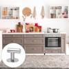 Unique Bargains Stainless Steel Waterproof Adhesive Decorative Hooks and Hangers 1.97" 2 Pcs - 4 of 4
