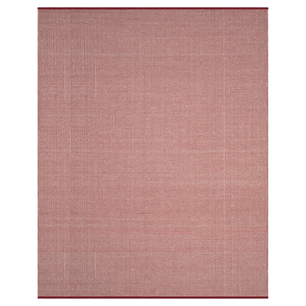 Ivory/Red Stripe Flatweave Woven Area Rug - (8'x10') - Safavieh