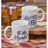 tag Farmers Market Ceramic Mug - 16oz Dishwasher Safe Drinkware, Blue Multi, Perfect for Summer, 4" H x 3.75" L x 5" W - 2 of 2
