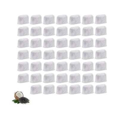 48 Nispira Replacement Activated Charcoal Water Filters Compatible with Cuisinart Coffee Maker Part DCC-RWF