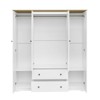 Chery Life 4 Door Wardrobe Armoire Closet with 2 Drawers - 3 of 4