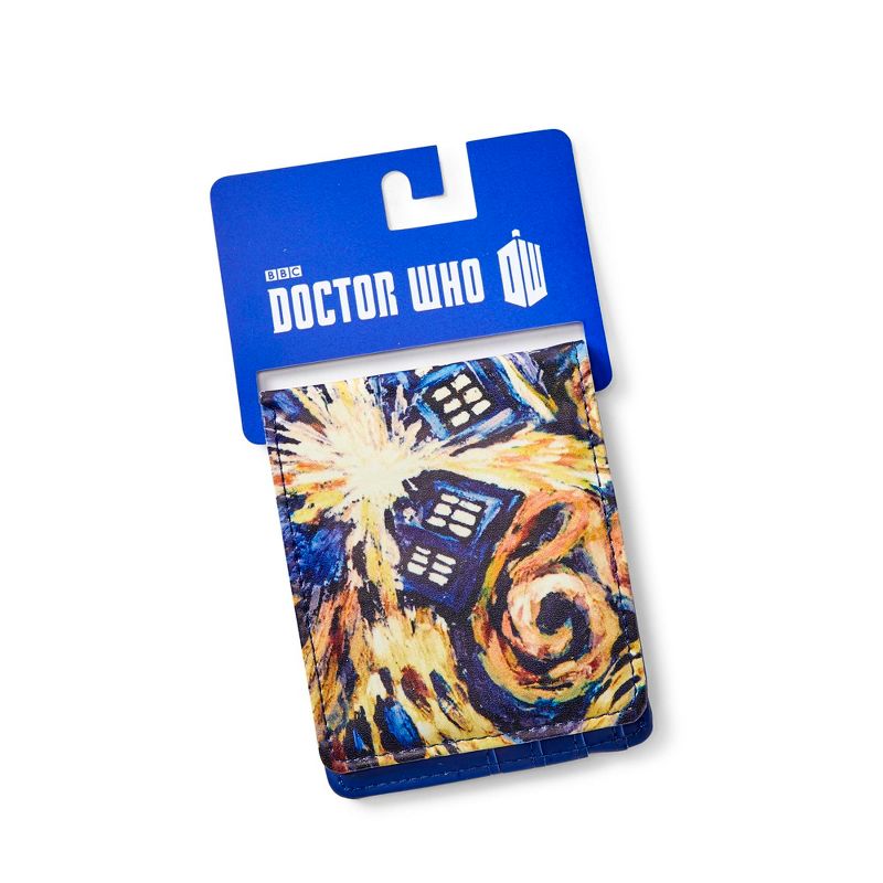Seven20 Doctor Who Bi-Fold Wallet Van Gogh Exploding TARDIS, 2 of 8