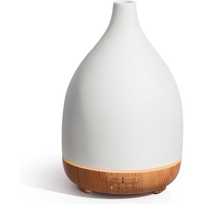 Attop 300ML Ceramic Diffuser for Essential Oils Handcrafted Aromatherapy Diffuser Ultrasonic Cool Mist Humidifier