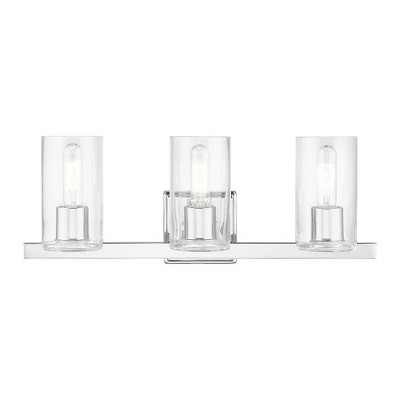 Livex Lighting Clarion 3 - Light Vanity in  Polished Chrome