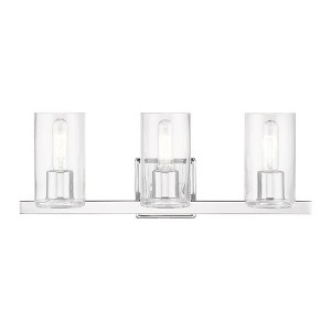 Livex Lighting Clarion 3 - Light Vanity in  Polished Chrome - 1 of 4