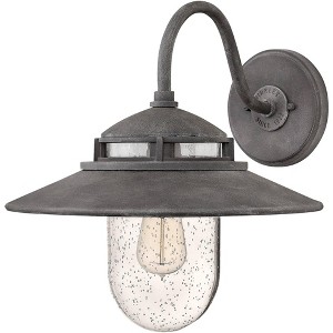 Hinkley Atwell 15 1/4" High Aged Zinc Outdoor Wall Light - 1 of 1