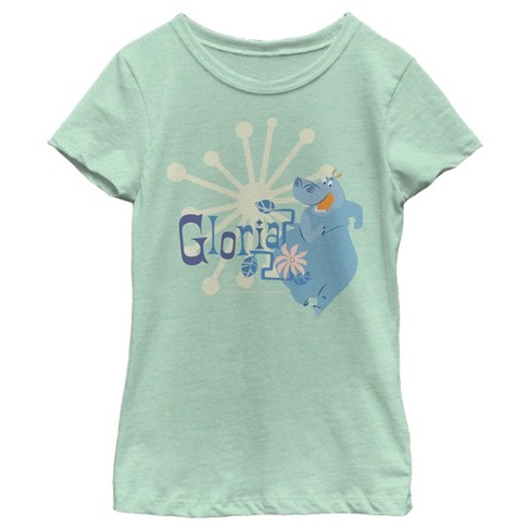 Girl's Madagascar Blue Gloria Character Name T-Shirt - image 1 of 4