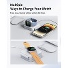 GreenEver Charging Station Magnetic for Mag-Safe Charger Wireless Charger Pad 3 in 1 Foldable for iPhone 12-15 Series Watch 2-9 Air-pods 3/2/Pro - 3 of 4