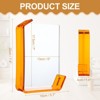 Unique Bargains Acrylic Wall Tabletop Display Floating Single Image Frame Stand - 2 of 4
