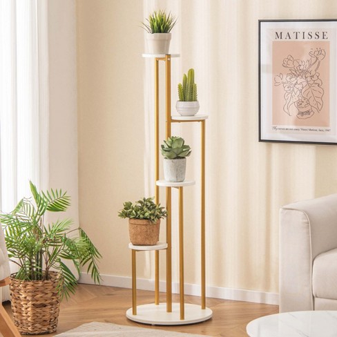 Costway 4-tier Metal Plant Stand 49.5