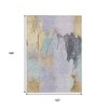 Lavender And Gold Abstract Washable Indoor Outdoor Area Rug - 3 of 4