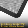 Brixwell 90-1137 Radius Screen Corner 2-3/4" Width 1" Radius Black - 4 of 4