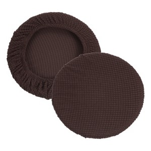 Unique Bargains Non-slip Washable Elastic Round Bar Stool Seat Cushions 2 Pcs - 1 of 4