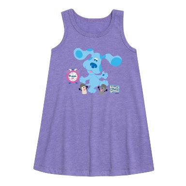 blues clues dress Blues Clues Dress, Magenta Dress, Blue Dog Dress, Pink Dog Dress, Birthday  Dress, Gift for Girl, Handmade Dress, Girls Summer Dress