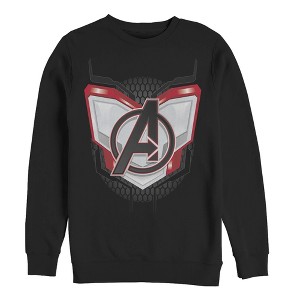 Men's Marvel Avengers: Endgame Logo Quantum Suit Sweatshirt - 1 of 3