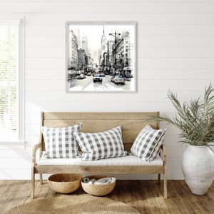 Amanti Art Illustrated City IV New York by Walker Noble Framed Wall Art Print - 1 of 4