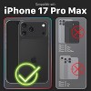 Vena vCommuteX For Apple iPhone 17 Pro Max Case Wallet, Leather Case Wallet, Detachable Card Cover Holder, Military Grade Drop Protection, Black - 2 of 4