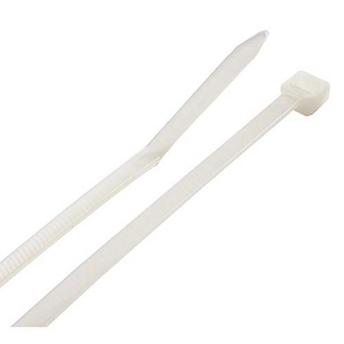 Steel Grip 11 In. L White Cable Tie 100 Pk : Target