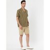 Lars Amadeus Men's Summer Irregular Printed Camp Collar Short Sleeves Button Down Hawaiian Shirt - 4 of 4