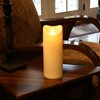 LumaBase Battery-Operated 9" Pillar Candle with Flickering Flame - 4 of 4