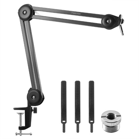 Insten Microphone Stand Heavy Duty Suspension Scissor Boom Arm For Blue Yeti, Snowball & Other Mic (desk Table Clamp Mount)(built-in Spring) Small : Target